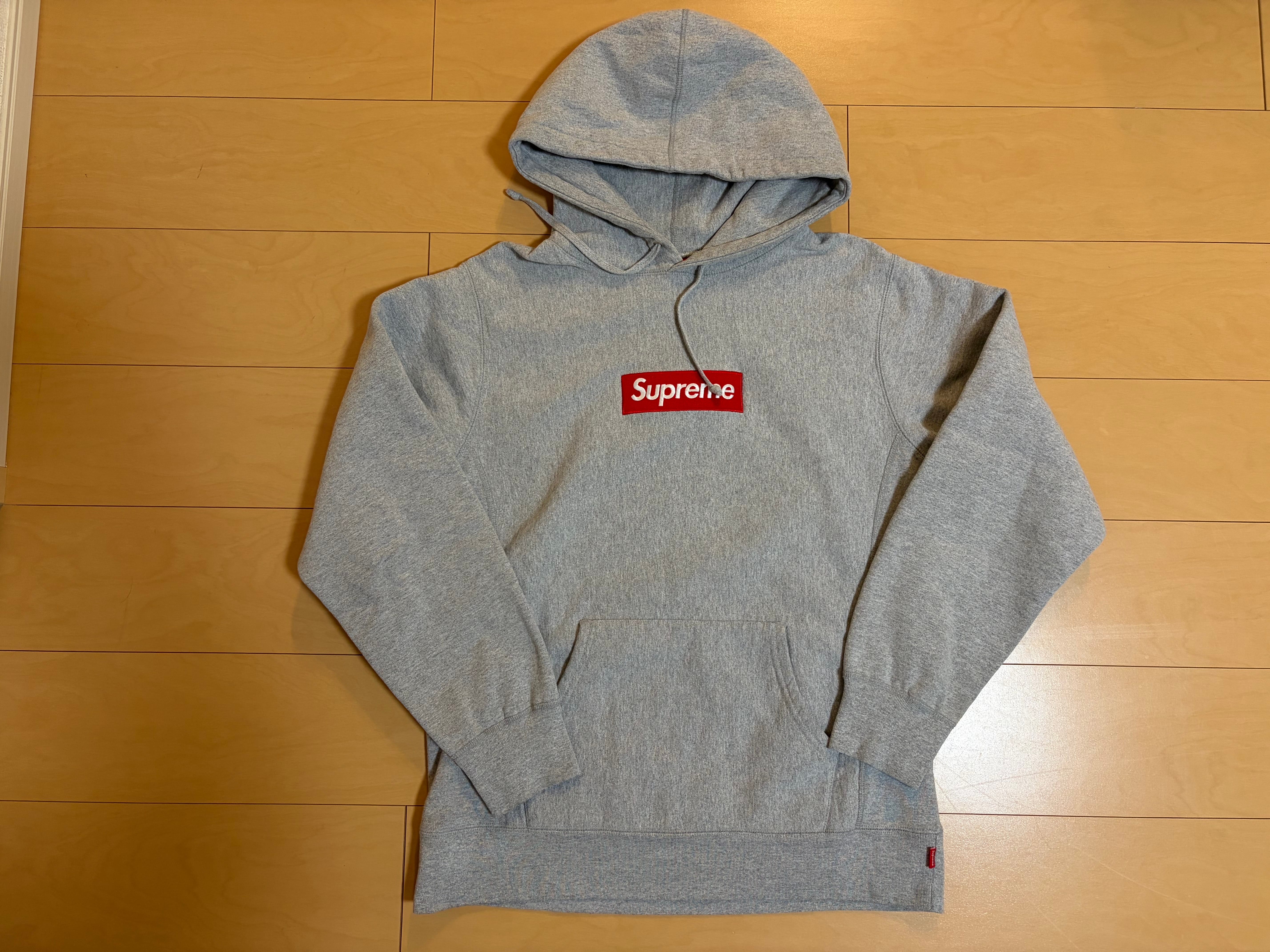 Supreme Box Logo Hooded Sweatshirt "Heather Grey" (16FW)