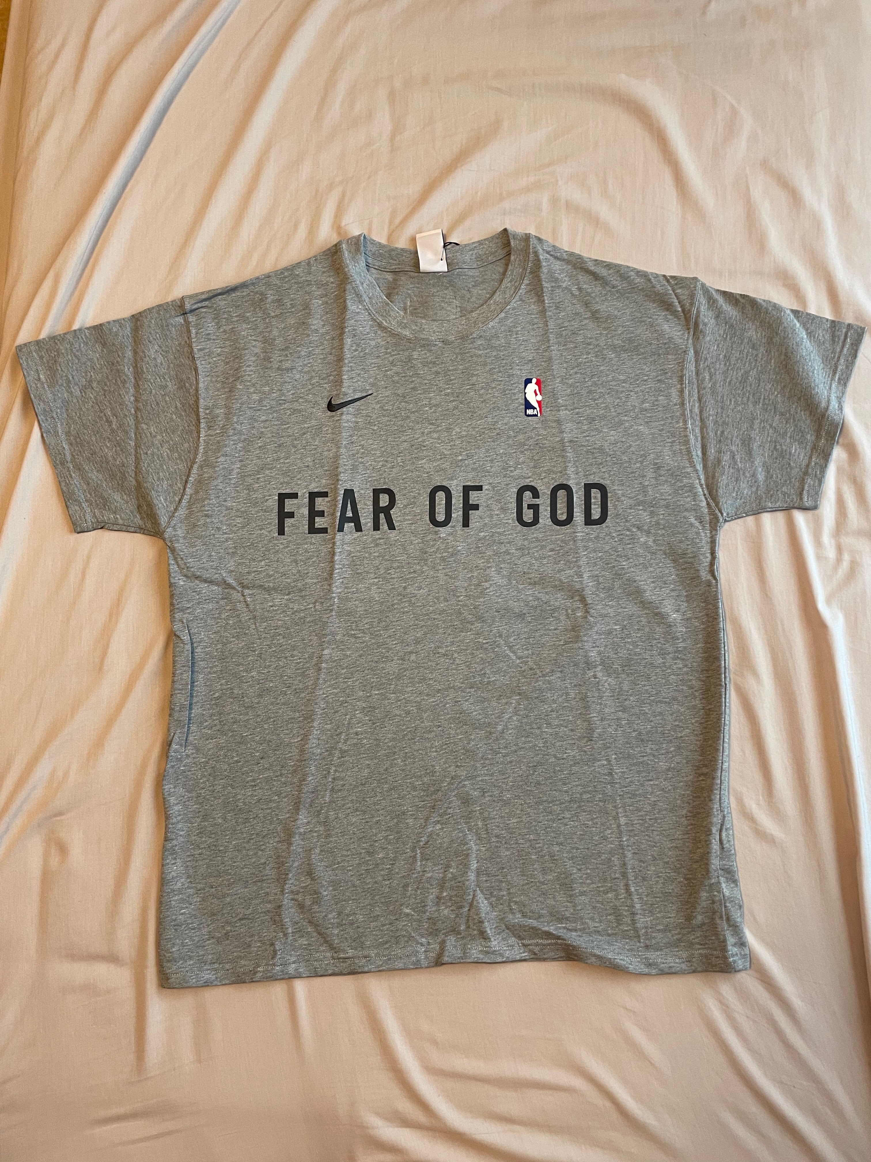 FEAR OF GOD / Nike Warm Up T-Shirt "Grey"