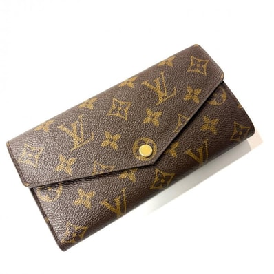 ルイ・ヴィトン LOUIS VUITTON モノグラム M60531 ポルトフォイユ・サラ 長財布【鑑定済み】正規品