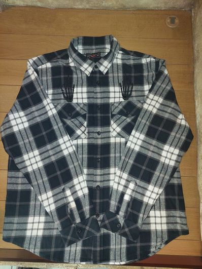 Supreme x HYSTERIC GLAMOUR Plaid Flannel Shirt "Black"