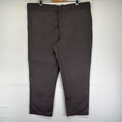 古着 デッドストック ディッキーズ Dickies パンツ チノパン ストレート ジッパーフライ 大きいサイズ 874 W42 L30 グレー系 メンズ