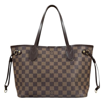 ルイヴィトン ネヴァーフルPM LV ダミエ トートバッグ ダミエキャンバス N51109 ブラウン レディース LOUIS VUITTON 中古