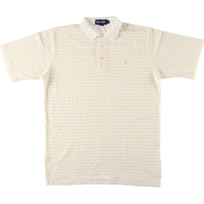 古着 ラルフローレン Ralph Lauren POLO GOLF ポロゴルフ 半袖 ボーダー ポロシャツ メンズL相当/eaa554673