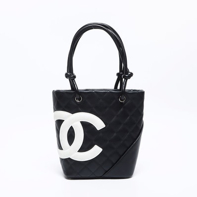 シャネル CHANEL 8番台 カンボンライン 2003-2004 ハンドバッグ【中古】