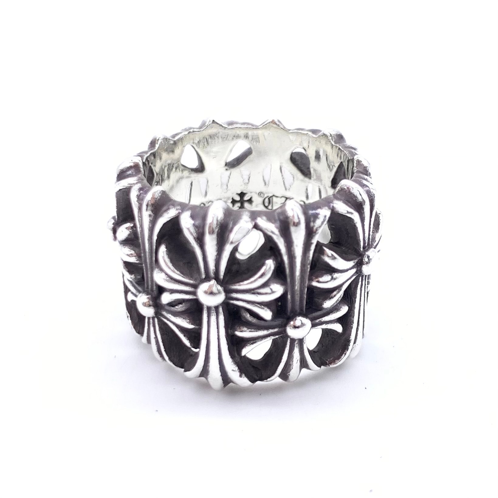 Chrome Hearts Cemetery Cross Ring "Silver"