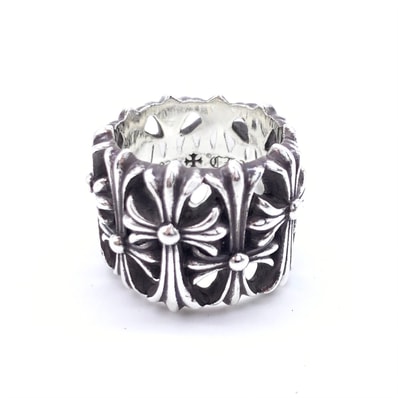 Chrome Hearts Cemetery Cross Ring "Silver"