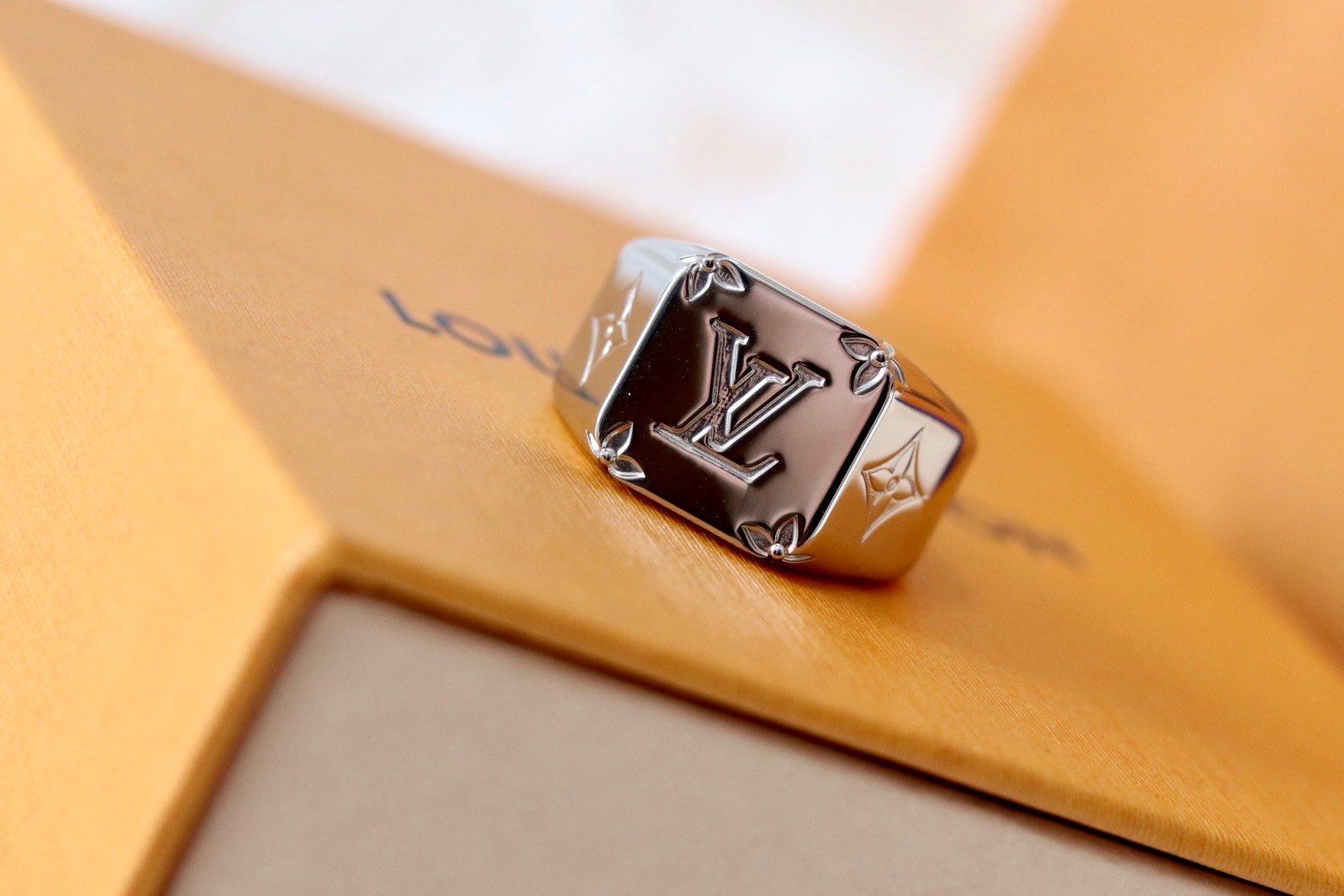Louis Vuitton Monogram Signet Ring