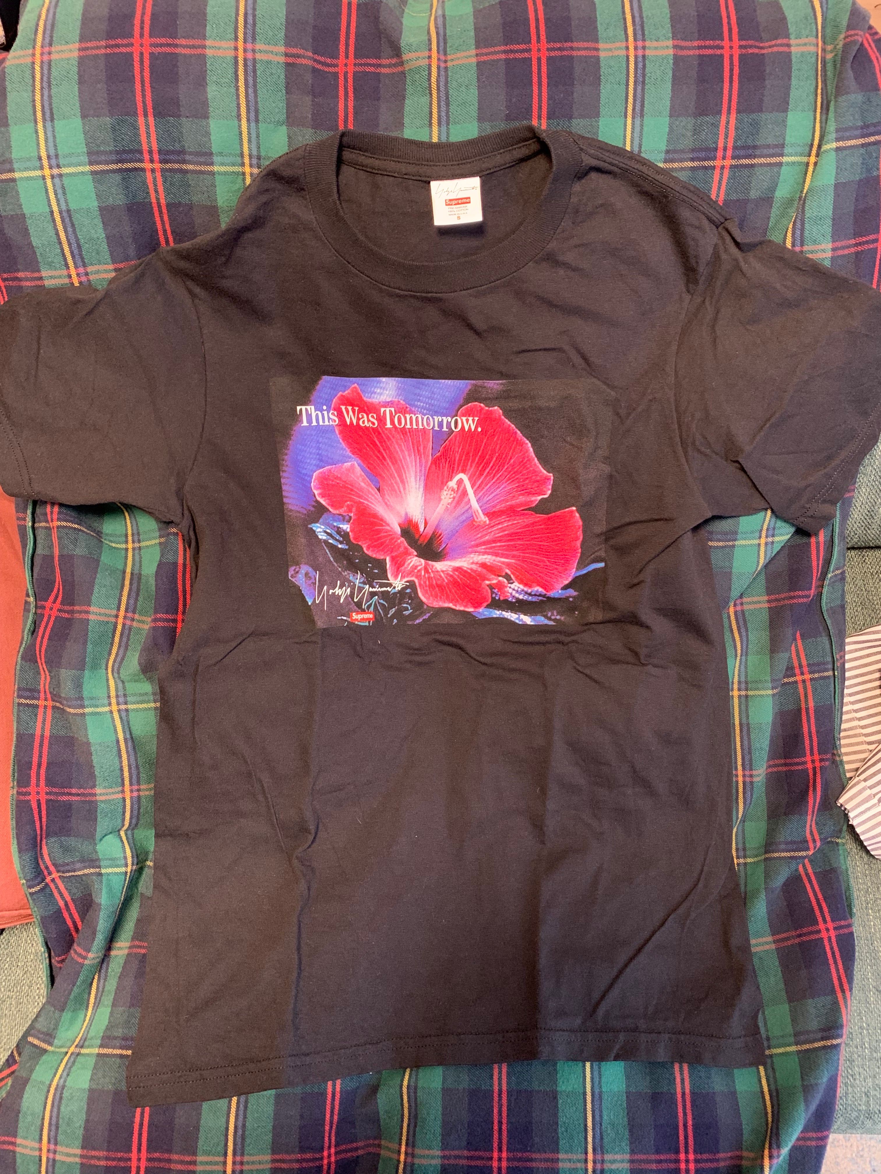 Supreme / Yohji Yamamoto® This Was Tomorrow Tee "Black"