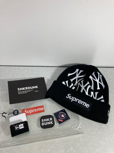 Supreme / New York Yankees / New Era Box Logo Beanie "Black"