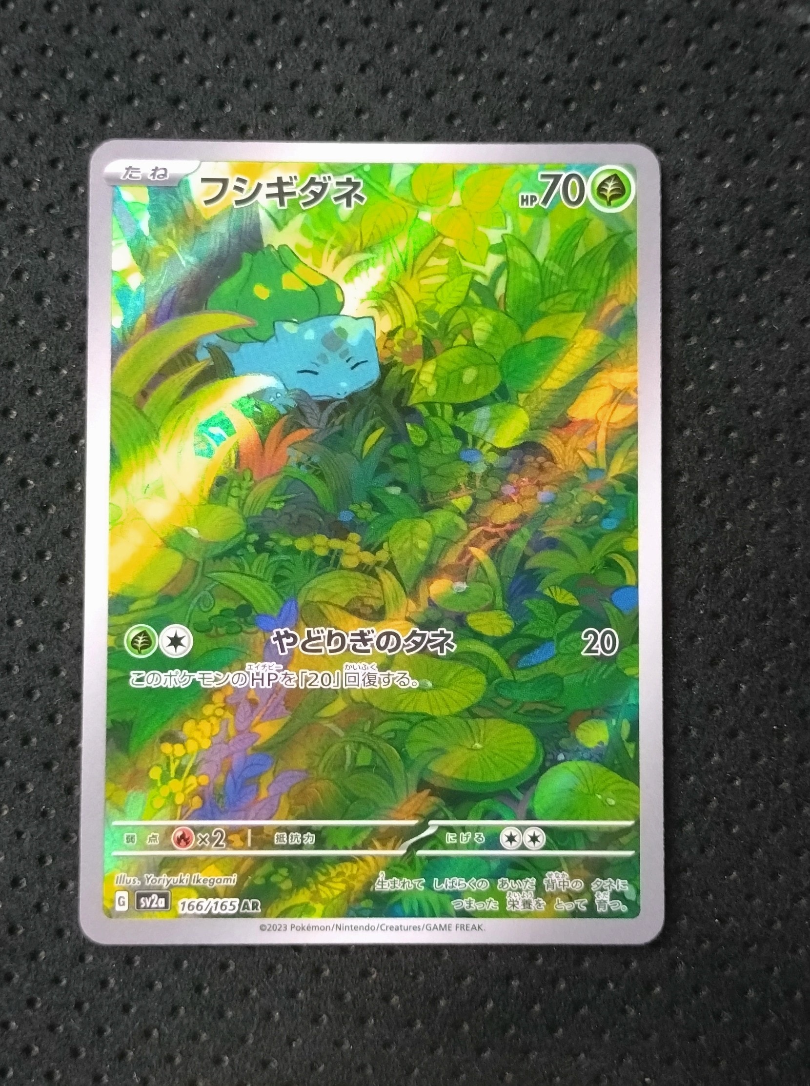 フシギダネ AR[SV2a 166/165](強化拡張パック「ポケモンカード151」)