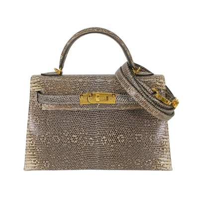 【恵比寿明治通り店】HERMES エルメス ショルダーバッグ ケリー ミニ ドゥ ケリー 20 オンブレ リザード ゴールド金具 U刻印 準新品