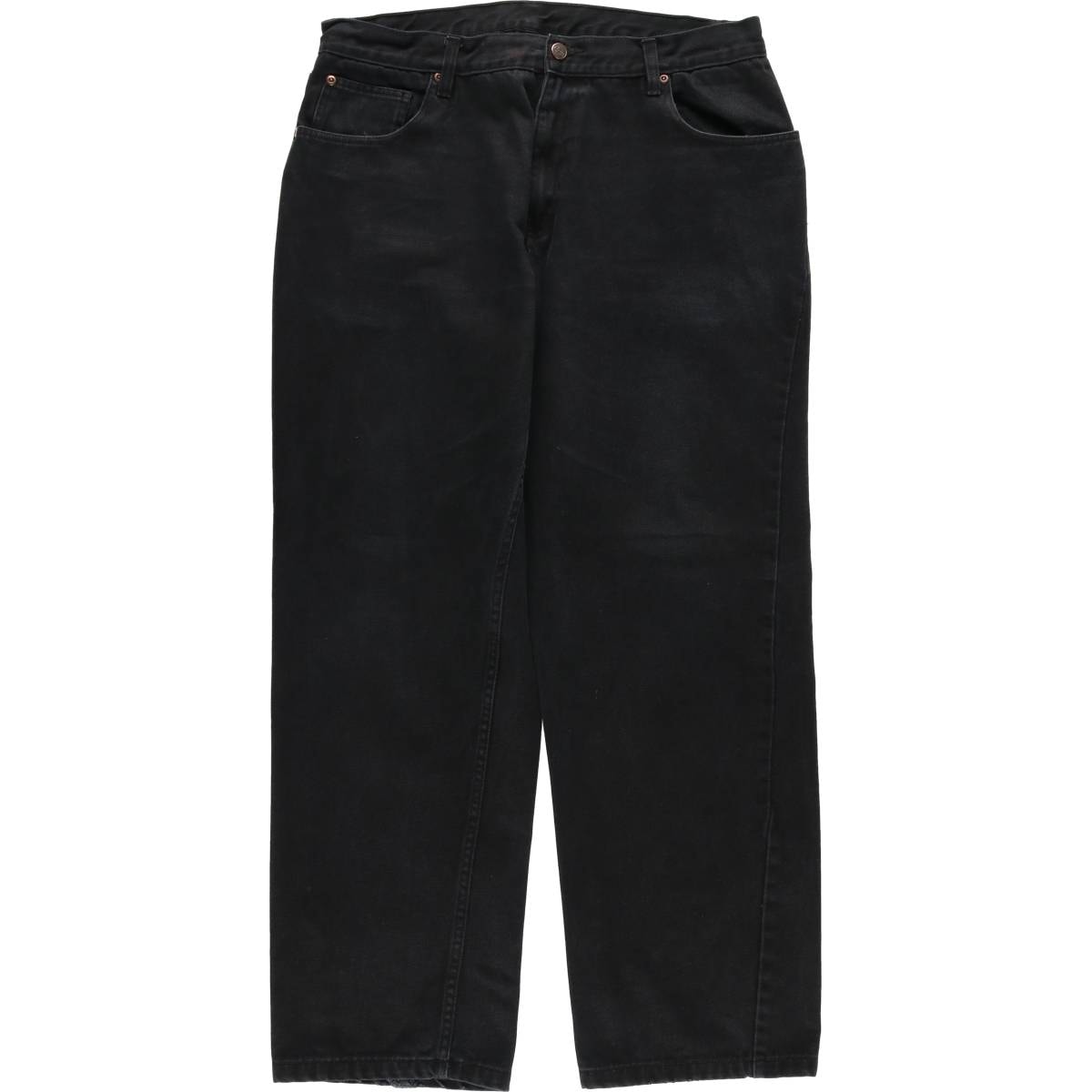 古着 ディッキーズ Dickies ブラックデニム テーパードデニムパンツ メンズw35相当/eaa612449