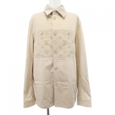 ルイヴィトン LOUIS VUITTON フロックカジュアルコットンオーバーシャツ HQB45WFUG ジャケット