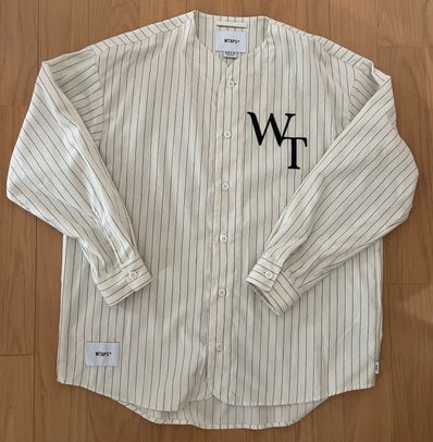 Wtaps LEAGUE / LS / COTTON. FLANNEL. STRIPE "White"