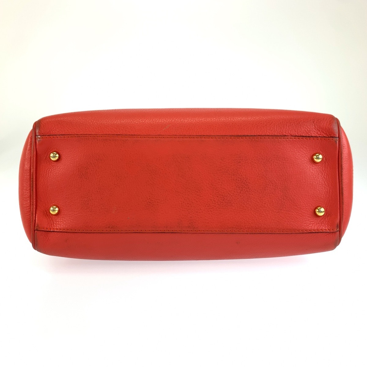 B (目立った傷や汚れなし)】LOEWE ロエベ ヘリテージ オレンジ レザー