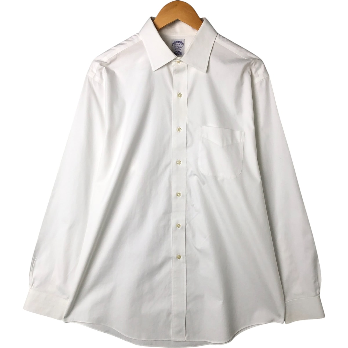 古着 ブルックスブラザーズ Brooks Brothers Est.1818 長袖 コットンシャツ メンズL相当/eaa543635