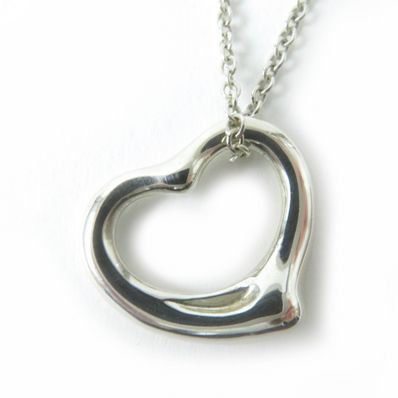 ティファニー
ネックレス オープン ハート ペンダント シルバー レディース