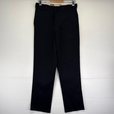 古着 ディッキーズ Dickies パンツ 874 長ズボン ワーク チノパン ストレート W30 L34 ブラック系 メンズ