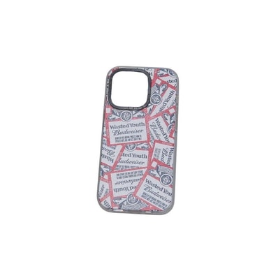Wasted Youth x Budweiser x CASETiFY Sticker iPhone Case "Clear" / VERDY