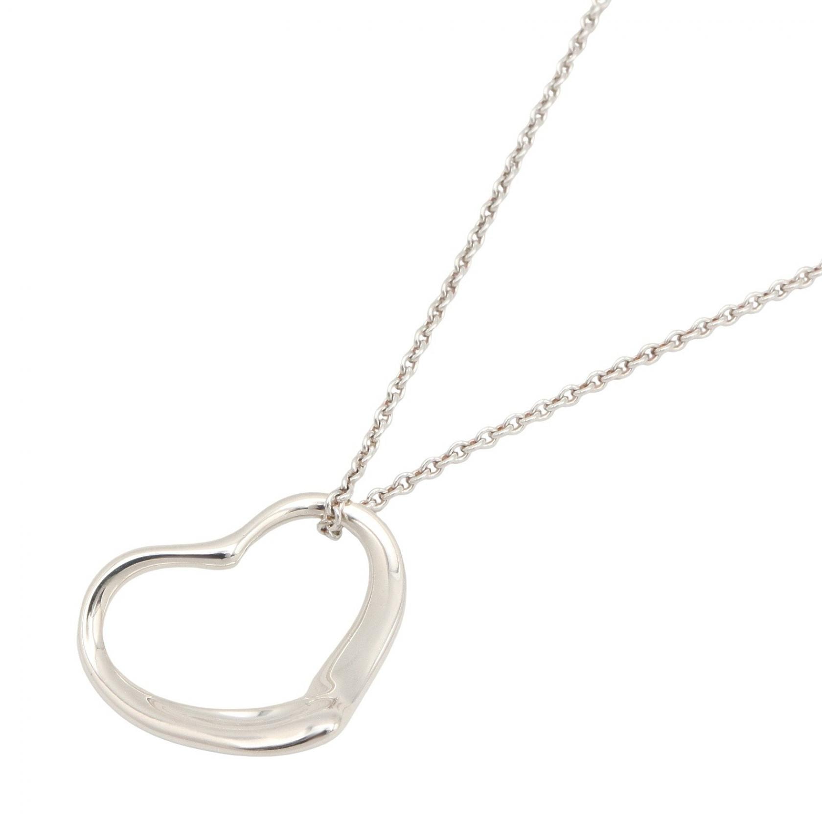 ティファニー TIFFANY&CO オープンハート ラージ ネックレス ネックレス ジュエリー シルバー925 レディース シルバー系 【中古】