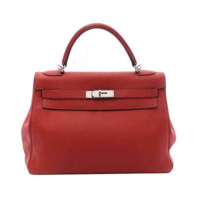 エルメス HERMES ケリー32 ルージュカザック 内縫い 2WAY ハンドバッグ バッグ トゴ トゴ T刻印(2015年製造) レディース レッド系 028747CK 【中古】
