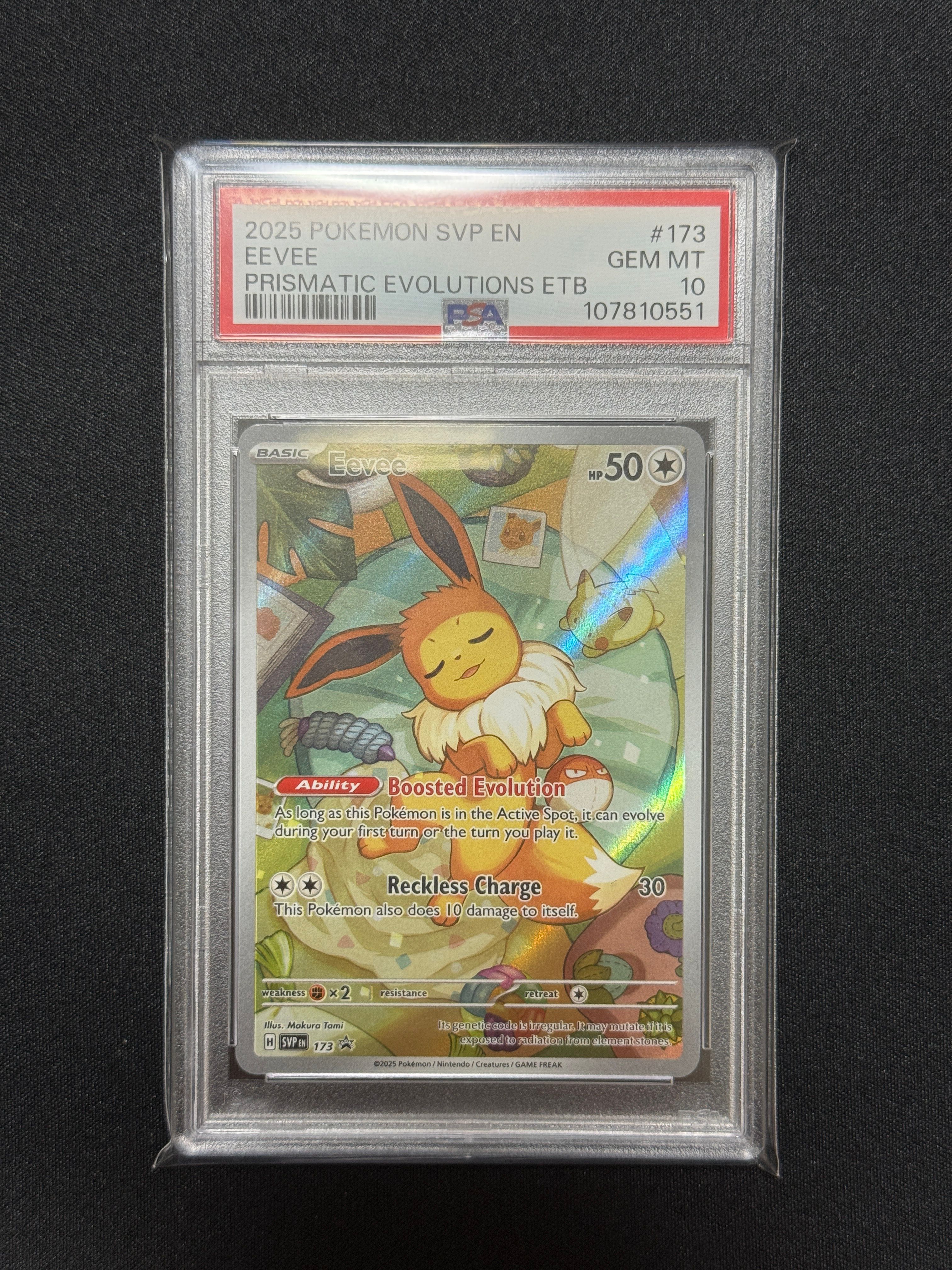 イーブイ P [SVP EN 173]【英語版】(スカーレット&バイオレット「プリズマティックエボリューションズ エリートトレーナボックス」)