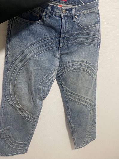 Supreme S Logo Loose Fit Jean "Washed Blue"