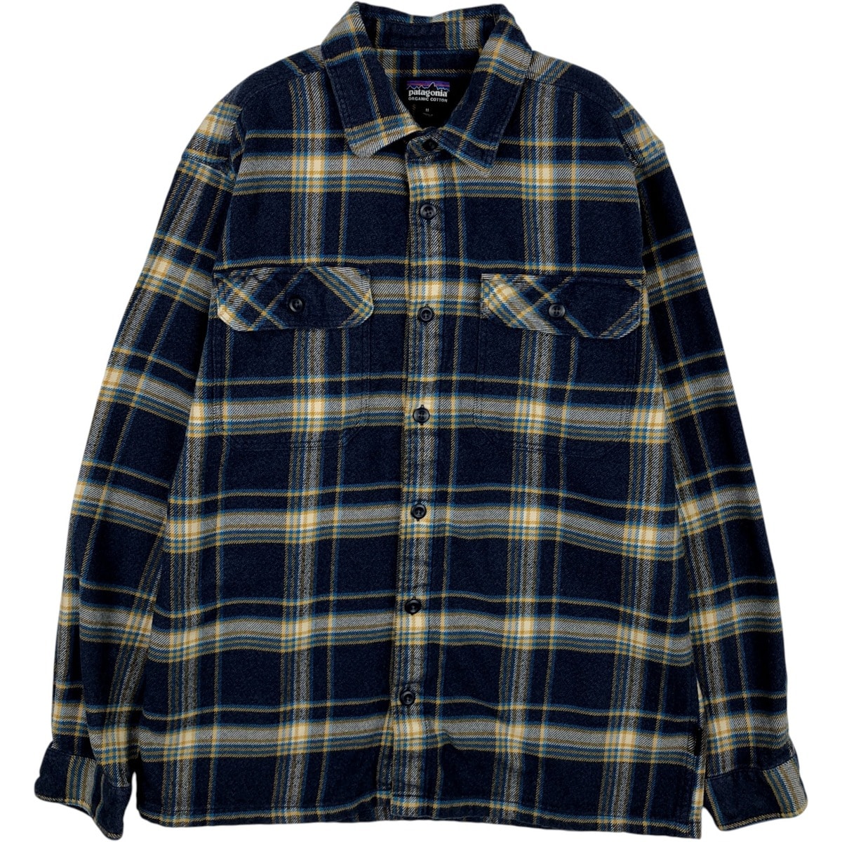 古着 パタゴニア Patagonia ORGANIC COTTON オーガニックコットン 53947FA18 長袖 フランネルチェックシャツ メンズM相当/eaa637919