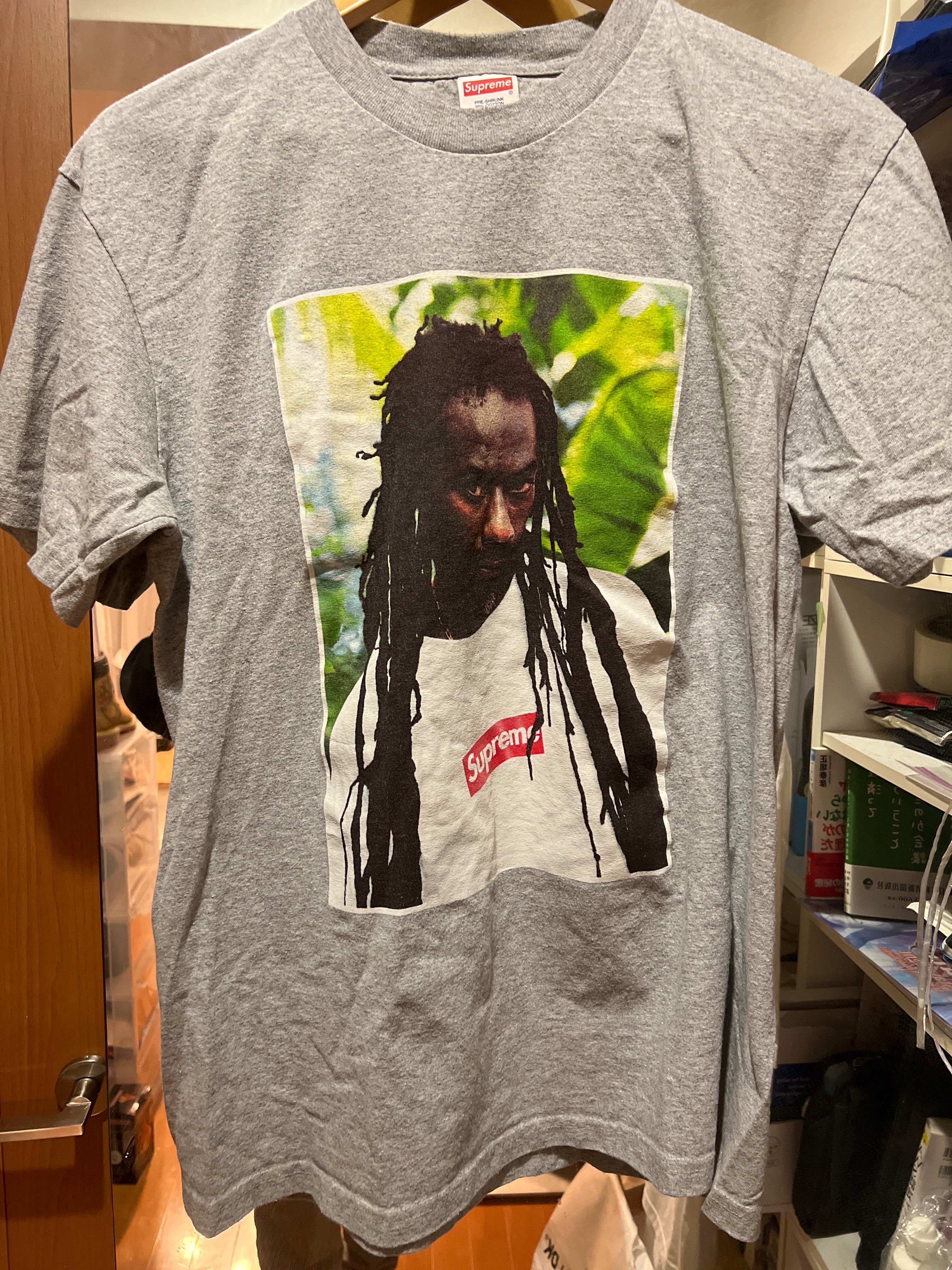 Supreme Buju Banton Tee "Grey"
