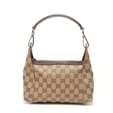 グッチ GUCCI GGキャンバス ミニハンドバッグ ハンドバッグ【中古】