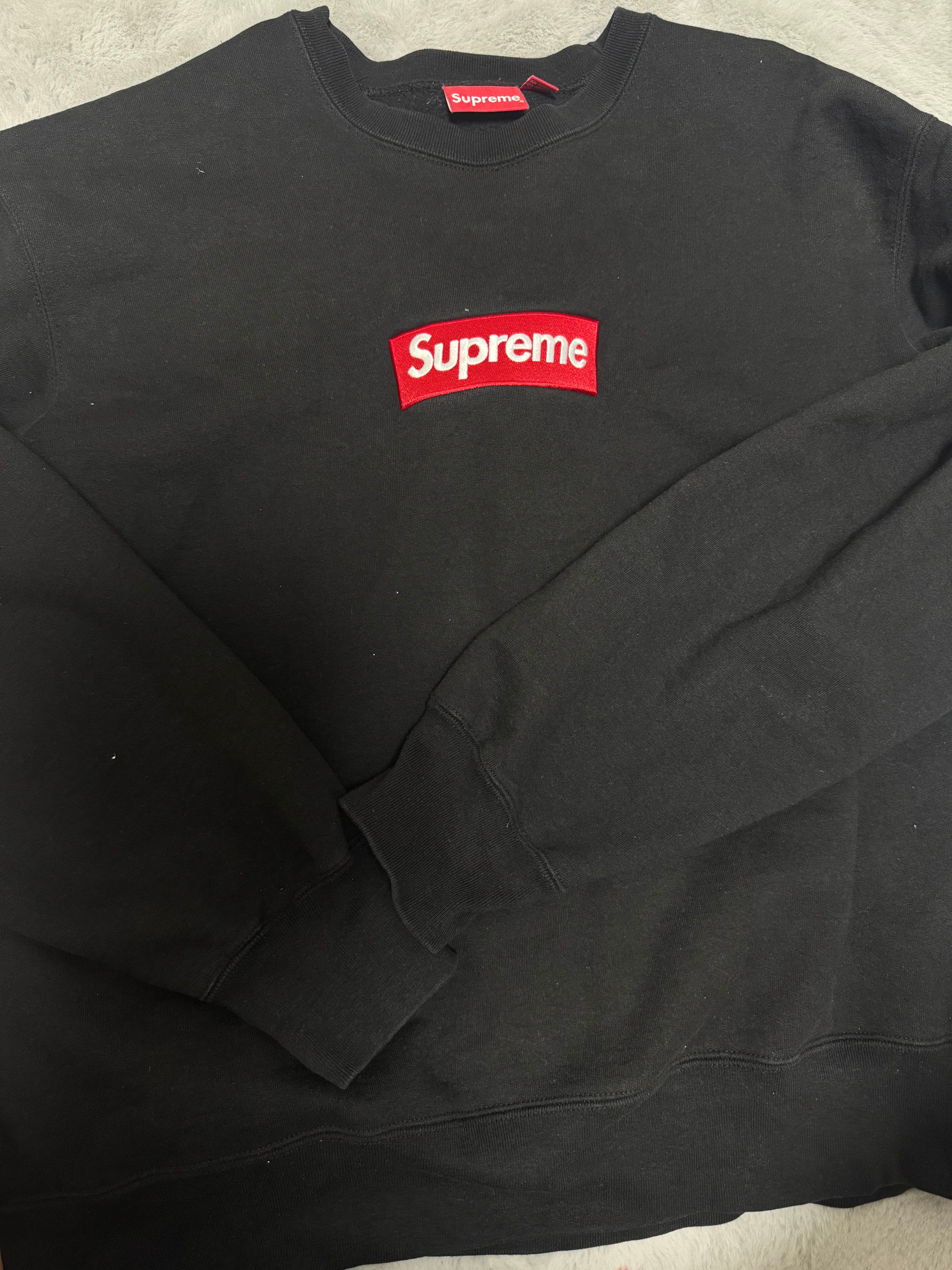 Supreme Box Logo Crewneck "Black" (22FW)