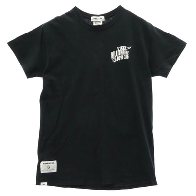 WIND AND SEA ウィンダンシー Tシャツ BBCJP195ST011 × BILLIONAIRE BOYS CLUB ロゴ プリント コットン 半袖 Tシャツ ブラック系 M【中古】