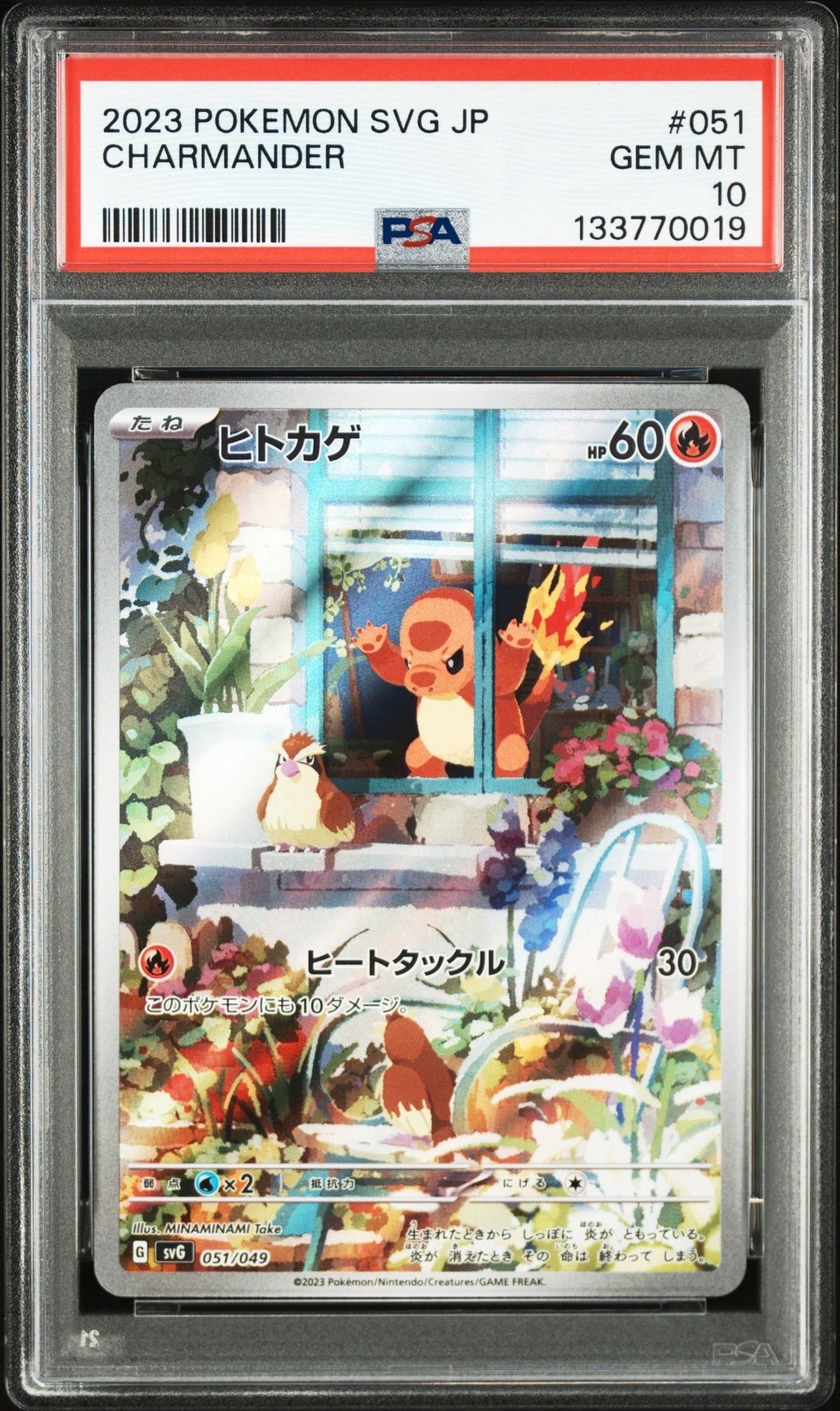 ヒトカゲ :フルイラスト [SVG 051/049](スペシャルデッキセットex「フシギバナ・リザードン・カメックス」)