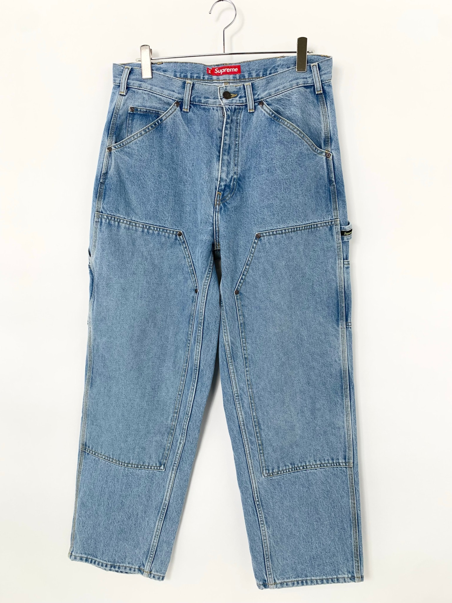 Supreme Double Knee Painter Pant "Washed Indigo" (24FW)