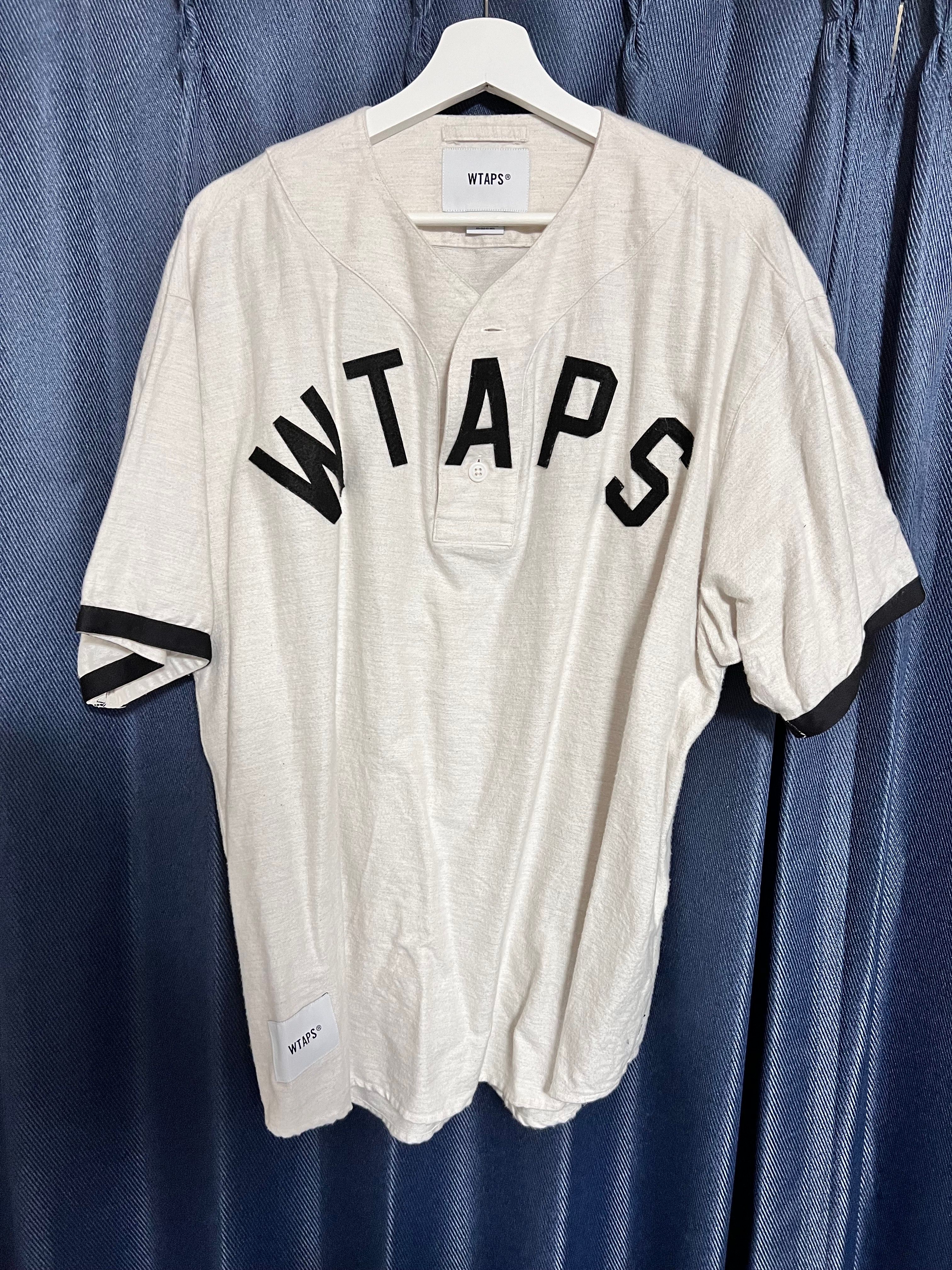 Wtaps LEAGUE / SS / COTTON. FLANNEL "White"