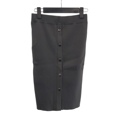 美品 Alexander Wang アレキサンダーワン サイズXS グレー シルバー金具 レーヨン スカート プリーツスカート 602031 【中古】