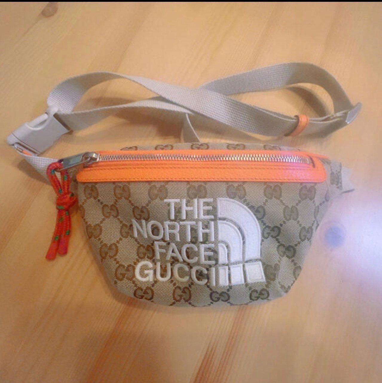 Gucci x The North Face Belt Bag "Beige Ebony"