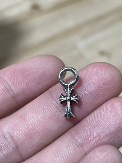 Chrome Hearts Stack Cross Charm V1 "Silver"