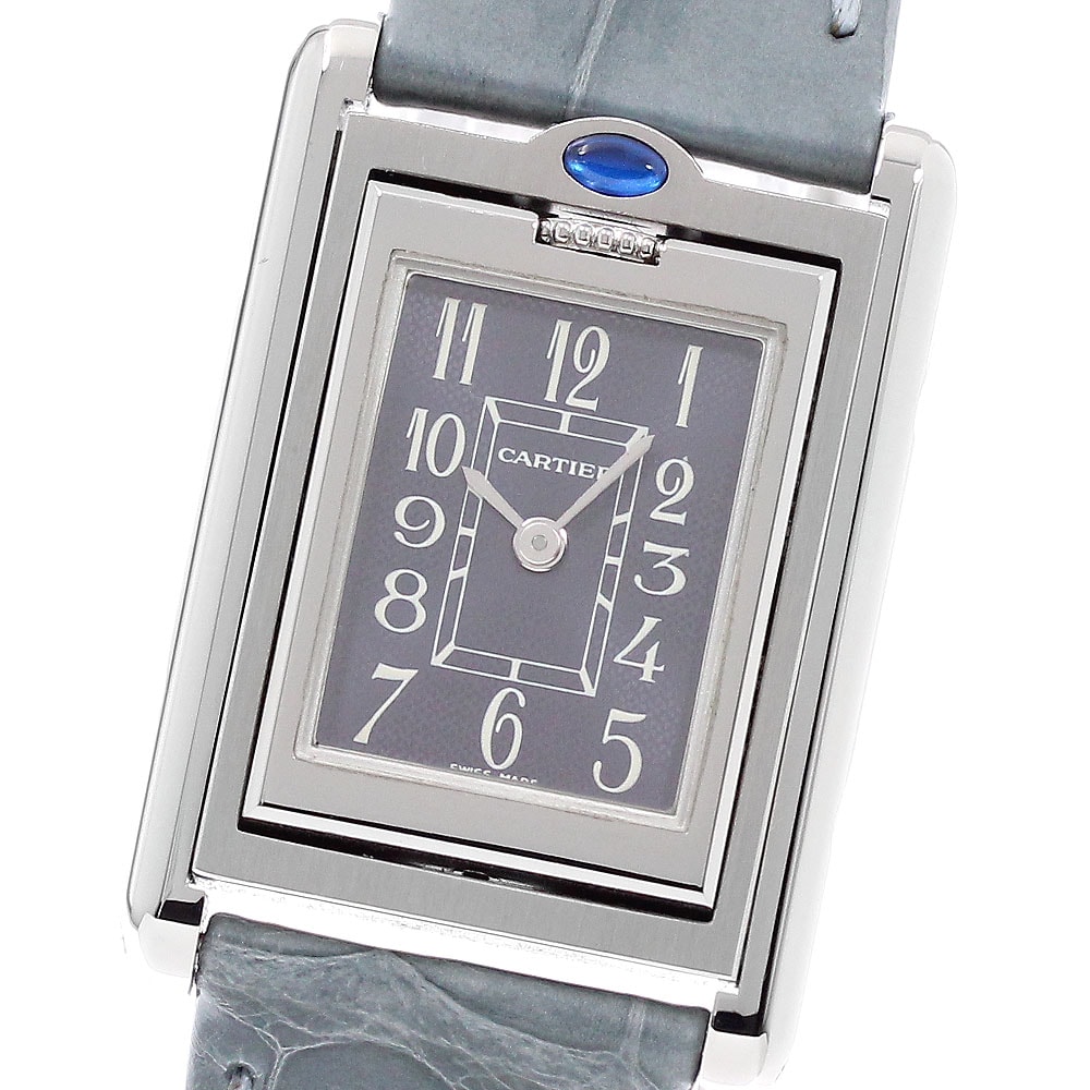 カルティエ タンクバスキュラント W1016830 レディース 【中古】