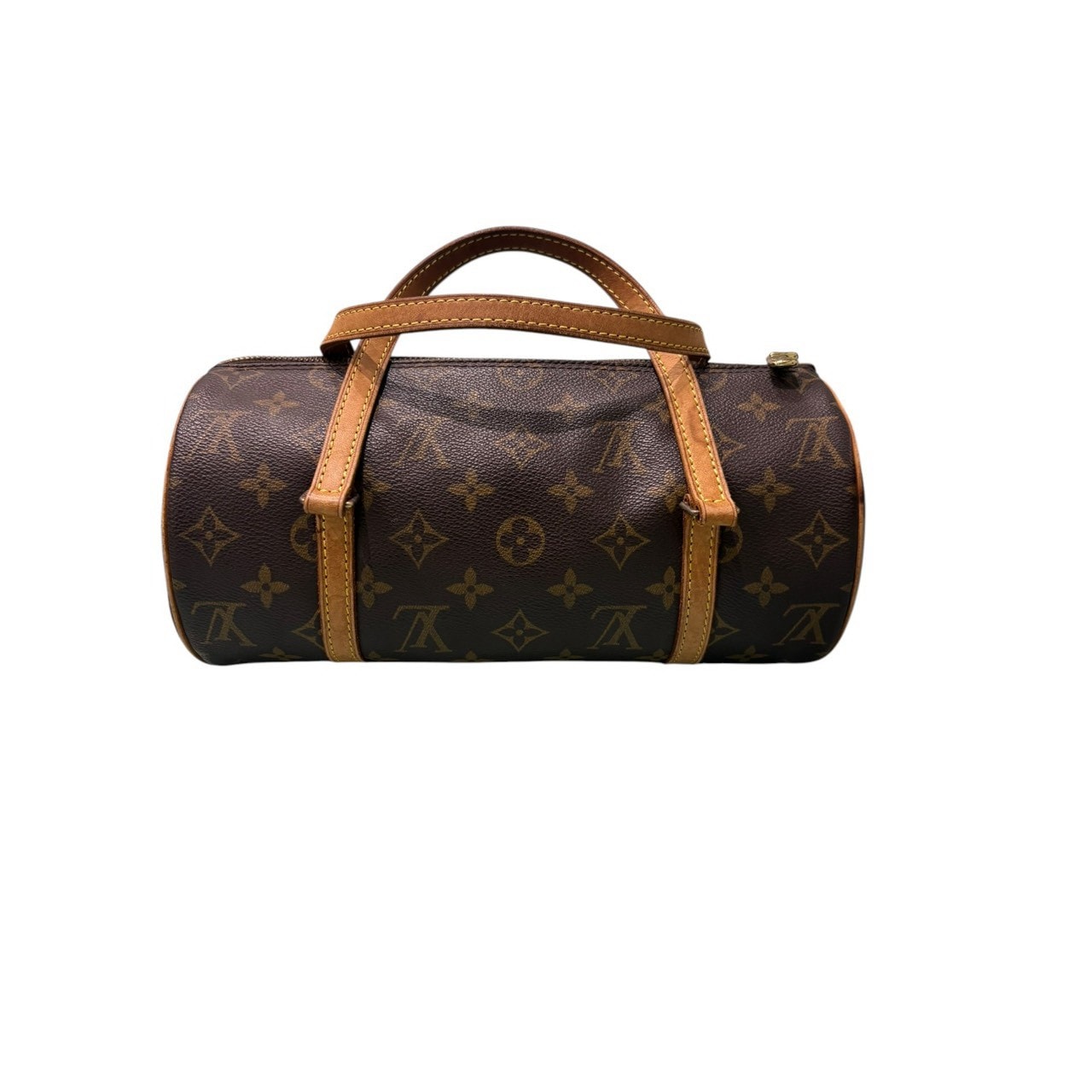 LOUIS VUITTON ルイヴィトン モノグラム パピヨン26 ブラウン PVC レザー/ ハンドバッグ S1-00172 【中古】