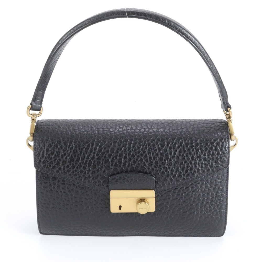■美品 プラダ ショルダーバッグ レザー