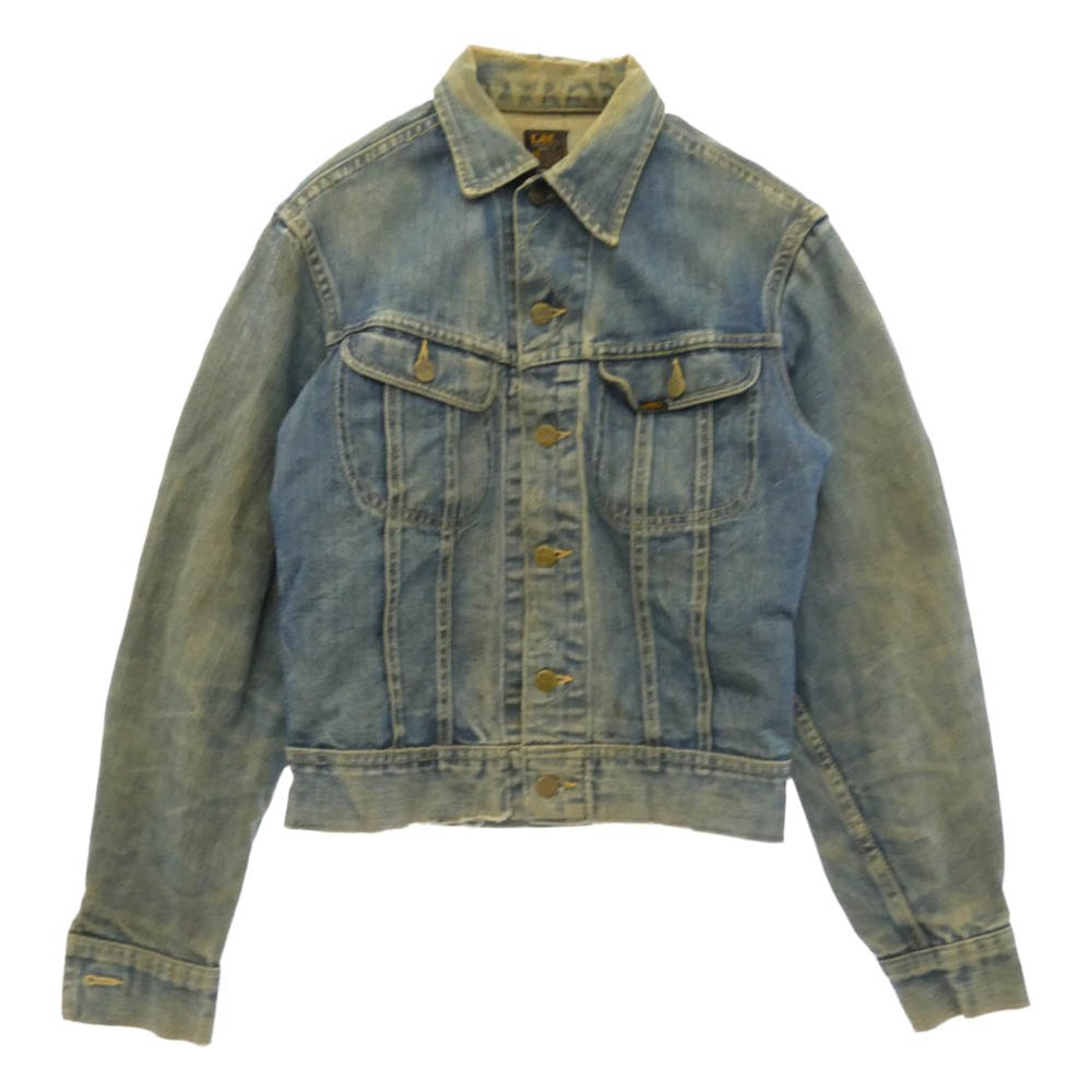 Lee リー USA製 70s ヴィンテージ デニム ジャケット インディゴブルー系 36【中古】