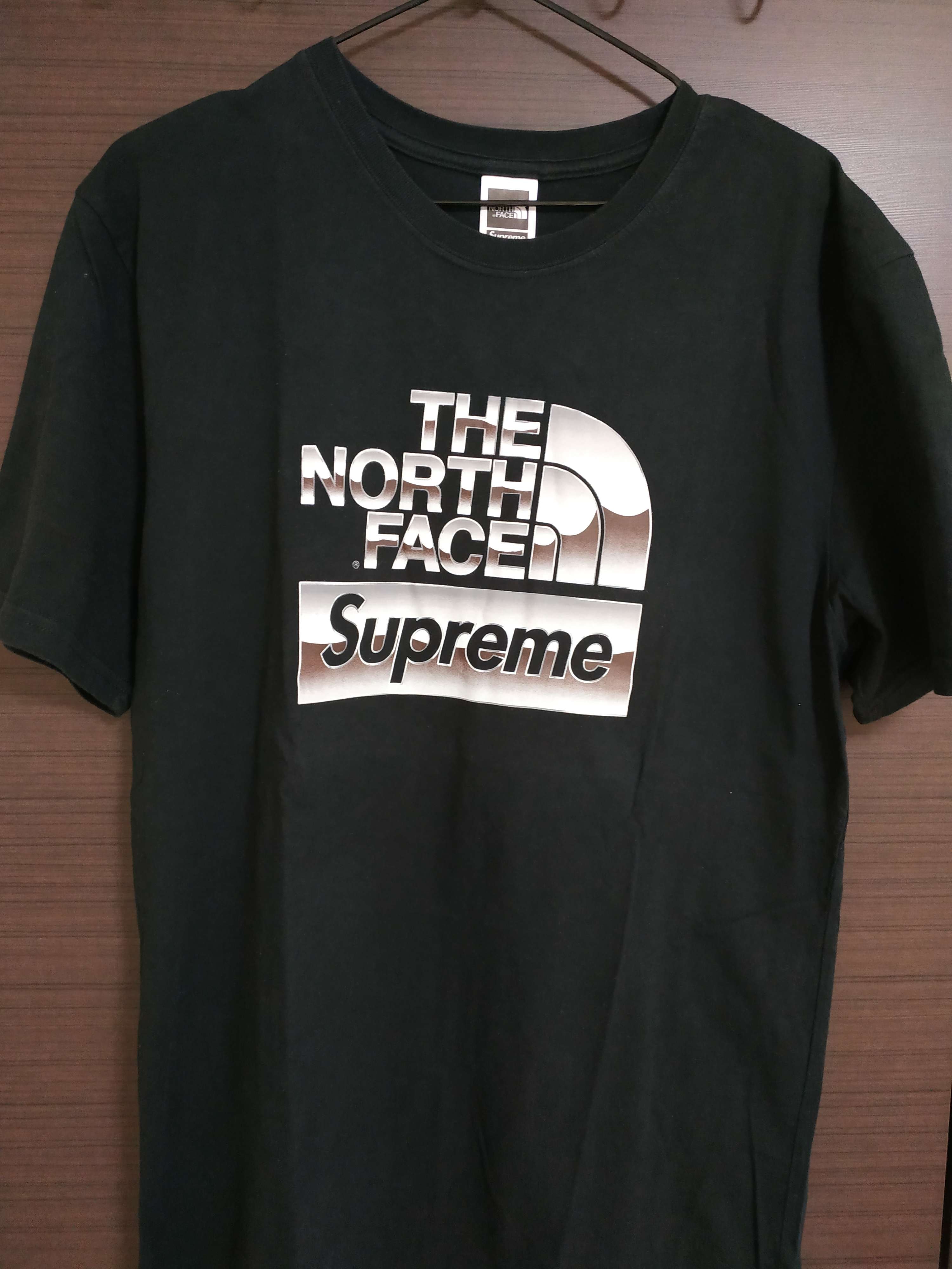 Supreme x The North Face Metallic Logo T-Shirt "Black"