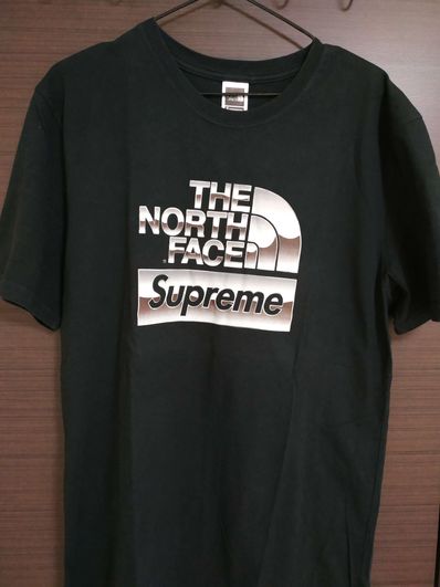 Supreme x The North Face Metallic Logo T-Shirt "Black"