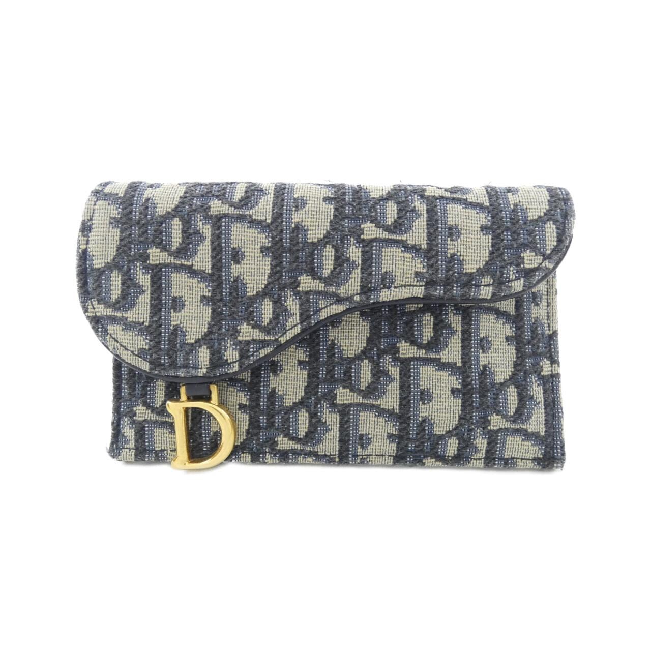 クリスチャンディオール DIOR OBLIQUE サドル コスモス ジップ カード ホルダー S5692CTZQ コインケース