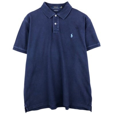 古着 ラルフローレン Ralph Lauren POLO RALPH LAUREN CUSTOM SLIM FIT 半袖 ポロシャツ メンズXL相当/eaa620762