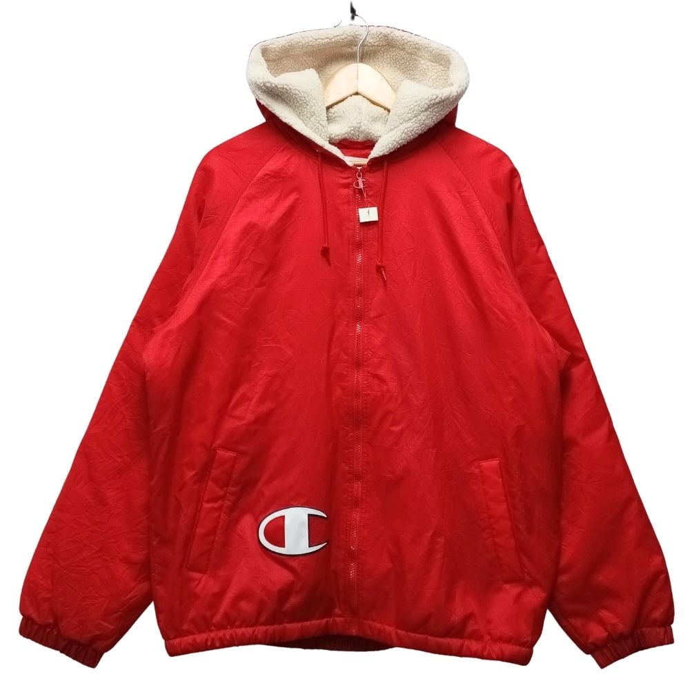 SUPREME シュプリーム ×Champion Sherpa Lined Hooded Jacket ナイロンジャケット 54286