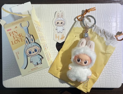 POP MART THE MONSTERS (LABUBU) Pin for Love Series-Vinyl Plush Pendant (A-M) H