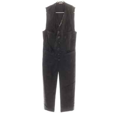 【中古】コムデギャルソンオムプリュス COMME des GARCONS HOMME PLUS 2025年春夏 ロングベスト ジレ ブラック【サイズS】【メンズ】