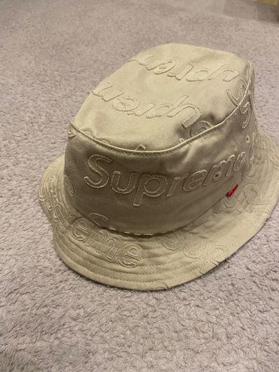 Supreme Lasered Twill Crusher "Tan"